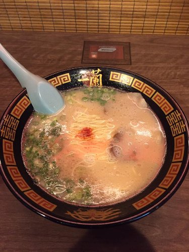 一蘭のラーメン