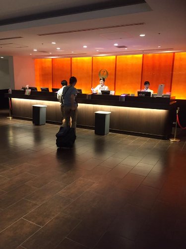 ダイヤモンドラウンジの入口-羽田