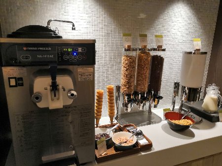 コーヒーとソフトクリーム