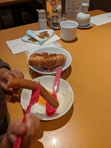 子供に半分上げた洋セット